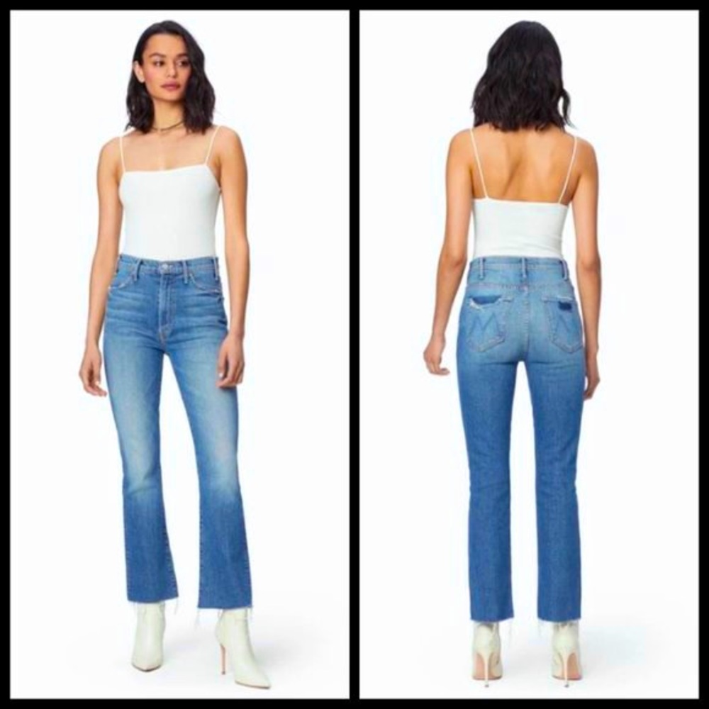 MOTHER Women's Straight Leg Jeans in Blue